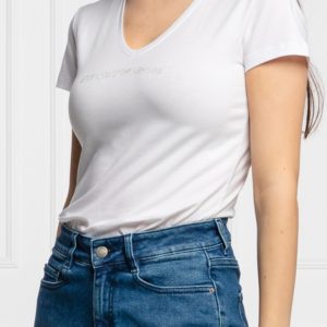 Dámské tričko Emporio Armani 164407 CC318 XL Bílá
