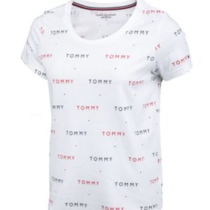 Dámské tričko Tommy Hilfiger UW0UW02846 XL Bílá