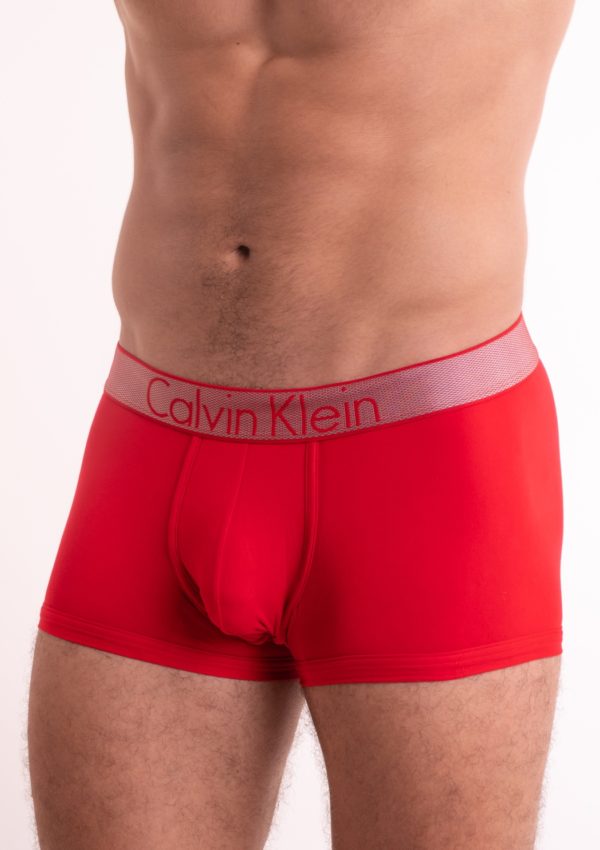 Pánské boxerky Calvin Klein NB1295 S Červená