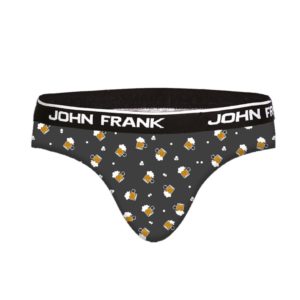 Pánské slipy John Frank JFBRIEF245-CHEERS XL Černá