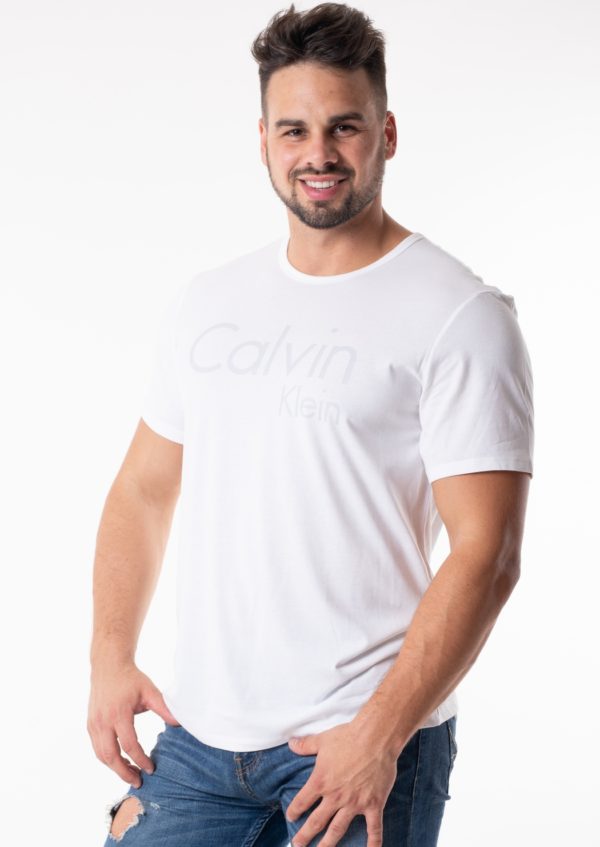 Pánské tričko Calvin Klein NM1353E L Bílá