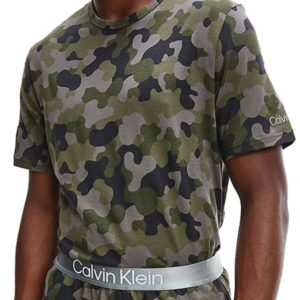 Pánské tričko Calvin Klein NM2192 XL Zelená