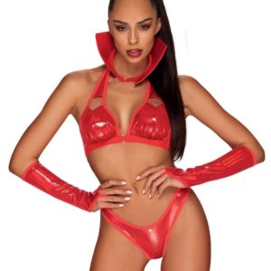 Žhavý kostým Vampines - Obsessive L/XL Červená