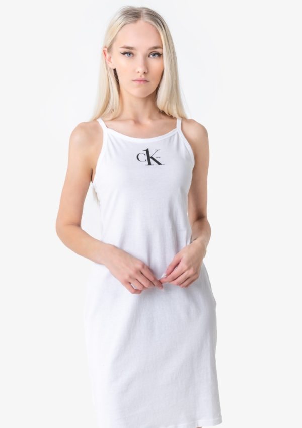 Dámské šaty Calvin Klein CK ONE KW0KW01783 S Bílá