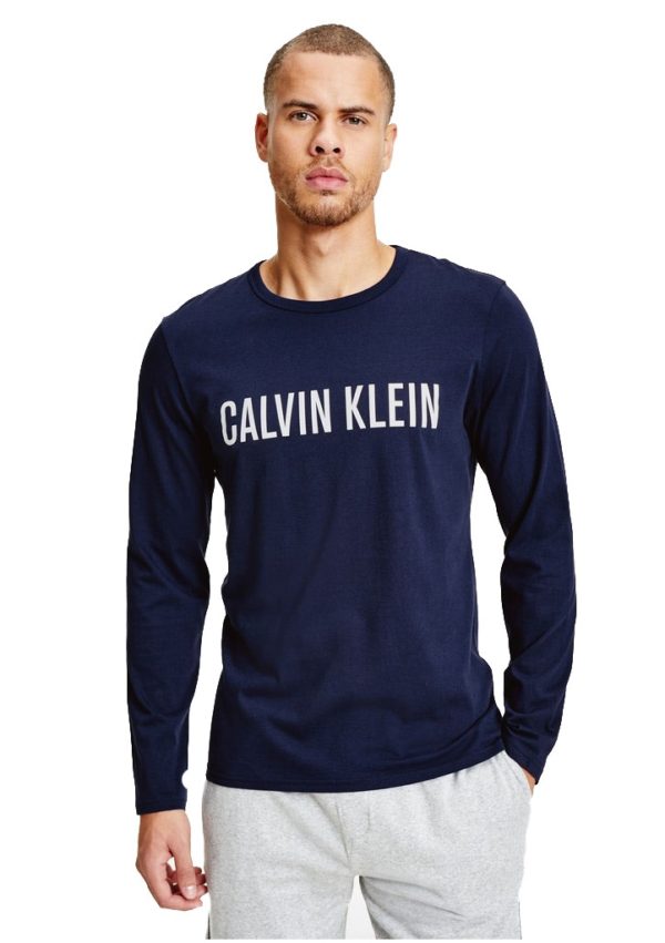 Pánské tričko Calvin Klein NM1958 XL Tm. modrá