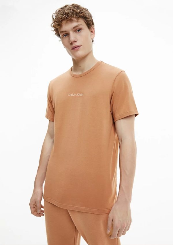 Pánské tričko Calvin Klein NM2261 XL Sv. hnědá
