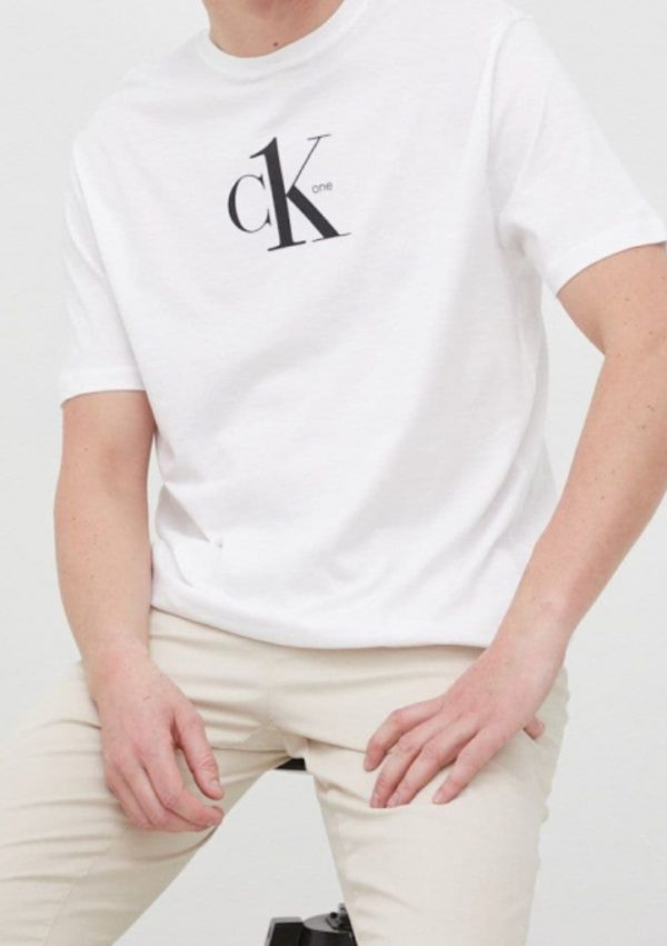 Pánské tričko Calvin Klein KM0KM00757 XL Bílá
