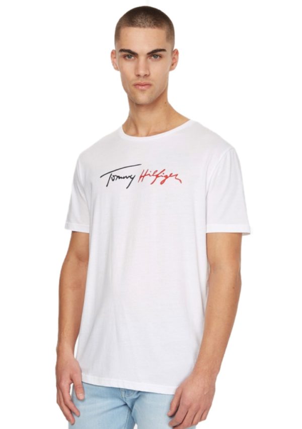 Pánské tričko Tommy Hilfiger UM0UM02513 M Bílá