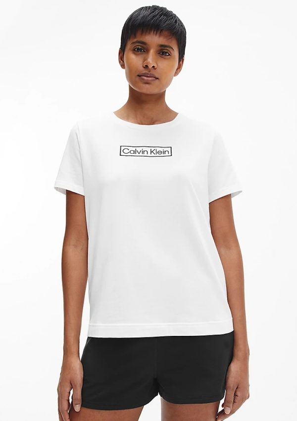 Dámské tričko Calvin Klein QS6798 XS Bílá