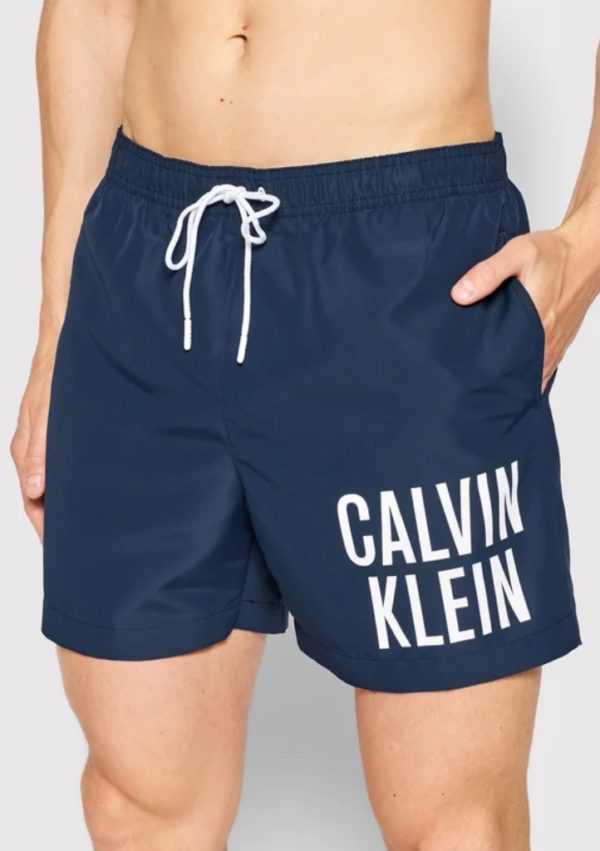 Pánské plavky Calvin Klein KM0KM00701 XL Tm. modrá