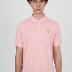 Pánské tričko John Frank JFTPOLO14-BANANA XL Sv. růžová