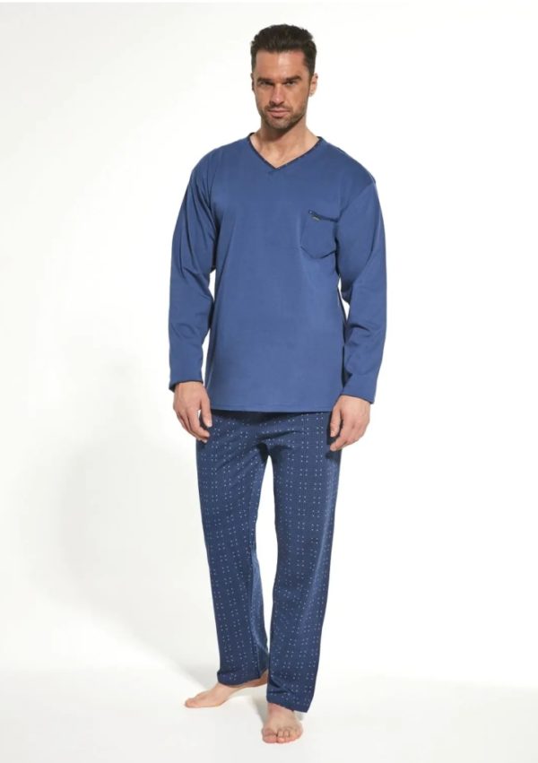 Pánské pyžamo Cornette 122/218 Jason XL Modrá