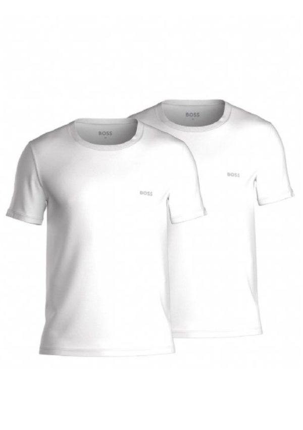Pánské tričko BOSS 50475294 2 pack XL Bílá