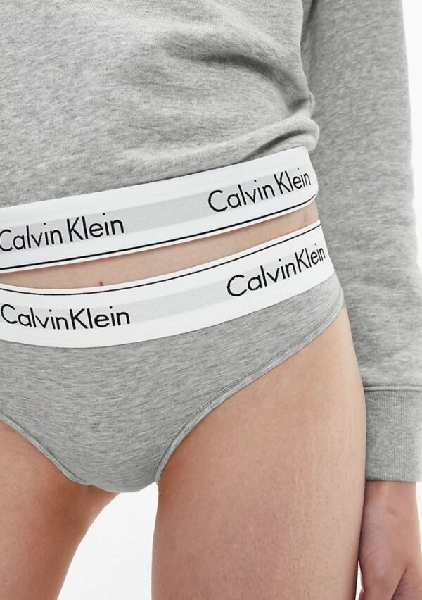 Dámské kalhotky Calvin Klein QF5981 XS Šedá