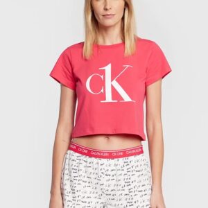 Dámské pyžamo Calvin Klein CK ONE QS6443 M Růžová