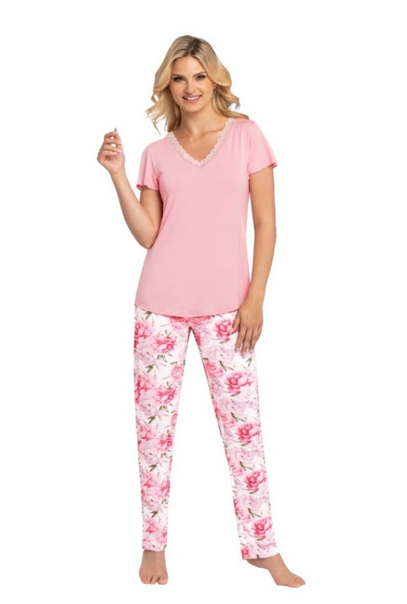 Dámské viskózové pyžamo Tiffany S Sv. růžová