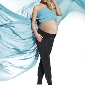 Těhotenské legíny Catrine - Bas Bleu XL Černá