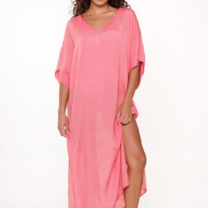 Dámské plážové šaty LingaDore 7211LD M Světle růžová