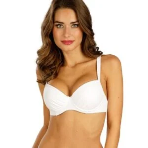 Dámská bílá plavková podprsenka 6D219