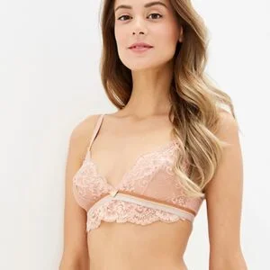 Dámská braletka Emporio Armani 164211 9A230 pudrová