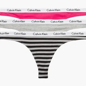 Dámská nadměrná tanga Calvin Klein QD3800E 658 PLUS SIZE