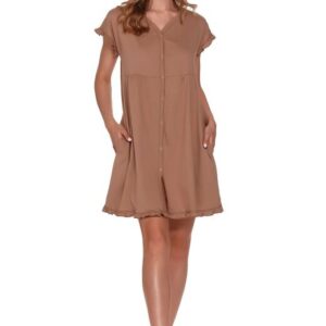 Dámská noční košile Doctornap 9600 hnědá