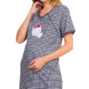 Dámská noční košile mateřská Vienetta Secret Koťátko