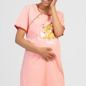 Dámská noční košile mateřská Vienetta Secret Liška