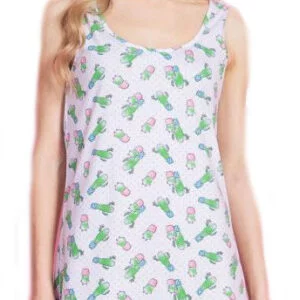 Dámská noční košile na ramínka Vienetta Secret Kaktus