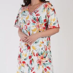 Dámská noční košile s krátkým rukávem Vienetta Secret Alex