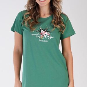 Dámská noční košile s krátkým rukávem Vienetta Secret Beautiful