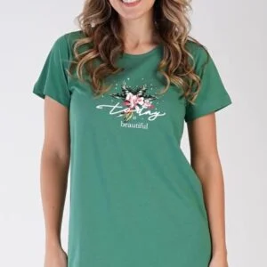 Dámská noční košile s krátkým rukávem Vienetta Secret Beautiful