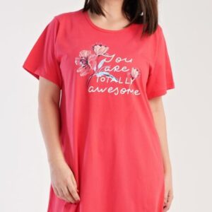 Dámská noční košile s krátkým rukávem Vienetta Secret Casandra