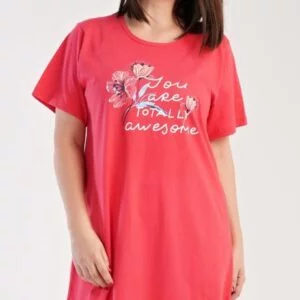 Dámská noční košile s krátkým rukávem Vienetta Secret Casandra