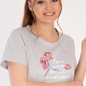 Dámská noční košile s krátkým rukávem Vienetta Secret Cassie