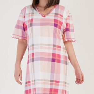 Dámská noční košile s krátkým rukávem Vienetta Secret Catherine