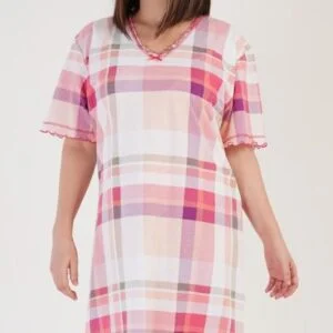 Dámská noční košile s krátkým rukávem Vienetta Secret Catherine