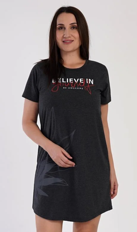 Dámská noční košile s krátkým rukávem Vienetta Secret Katka