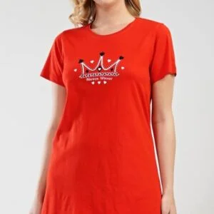 Dámská noční košile s krátkým rukávem Vienetta Secret Koruna