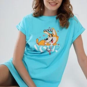 Dámská noční košile s krátkým rukávem Vienetta Secret Love your self