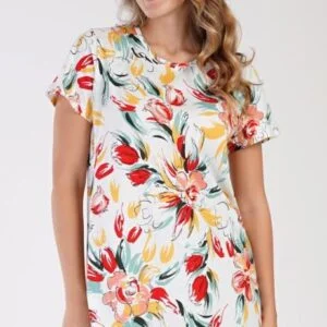 Dámská noční košile s krátkým rukávem Vienetta Secret Sofie