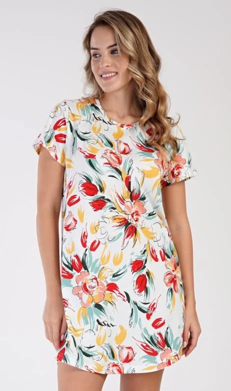 Dámská noční košile s krátkým rukávem Vienetta Secret Sofie