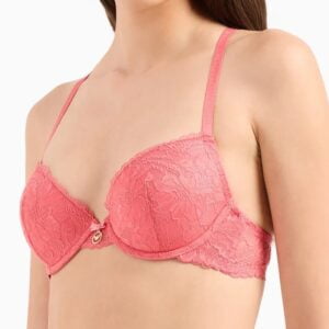 Dámská push-up podprsenka Emporio Armani 167394 4R206 růžová