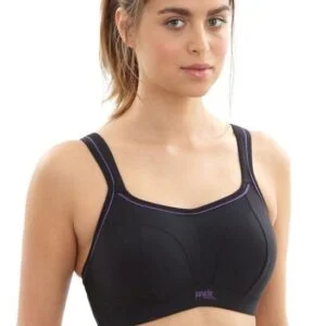 Dámská sportovní podprsenka Panache 7341 černá