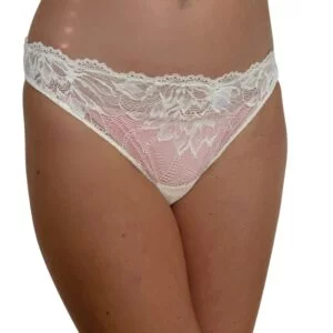 Dámská tanga Calvin Klein QF6397E šampáňo