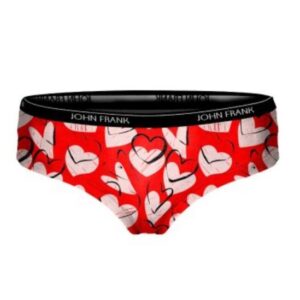 Dámské brazilky John Frank WJFD-H01-VD Valentýn