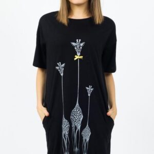 Dámské domácí šaty Vienetta Secret Žirafy