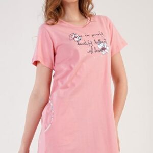 Dámské domácí šaty s krátkým rukávem  Vienetta Secret Betty