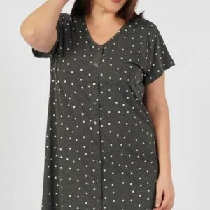 Dámské domácí šaty s krátkým rukávem Vienetta Secret Daniela