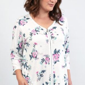 Dámské domácí šaty s tříčtvrtečním rukávem Vienetta Secret Kristýna